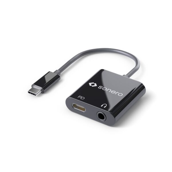 USB Type C to 3.5mm and CF (PD) Converter