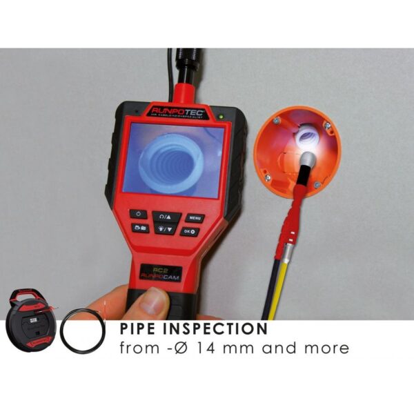 RC2 inspection camera 50m + GF4.5 fiberglass rod Ø 4,5 mm - Image 5